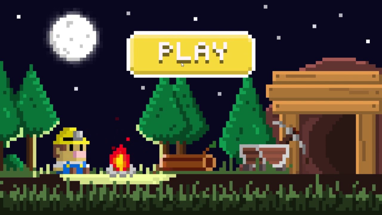 Indie game Minecart Madness, made in construct 3