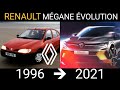 ÉVOLUTION : 25 Ans De La Renault Mégane 1996-2021