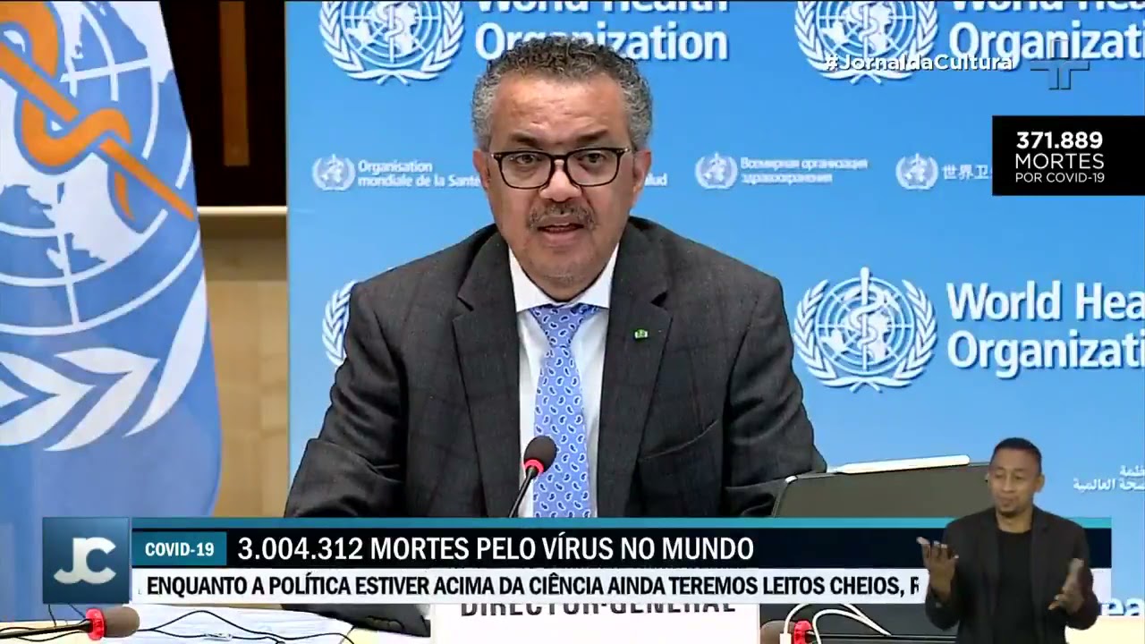 Mundo ultrapassa marca de 3 milhões de mortes pela Covid-19