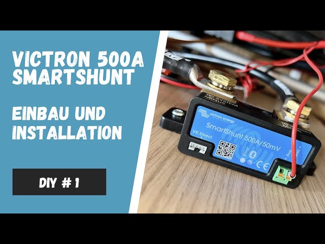 Victron Batteriemonitor BMV-712 Einbau und Test #Wohnwagen 