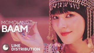 MOMOLAND - BAAM (Line Distribution) chords