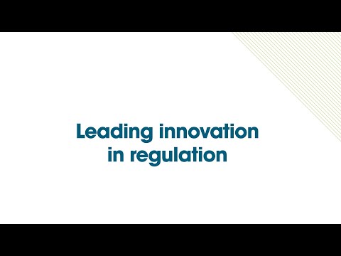 5. Leading innovation in regulation