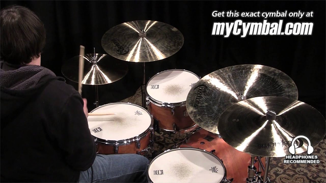 Bosphorus 15" Traditional Series Crisp Hi Hat Cymbals (T15HC-1040313T)