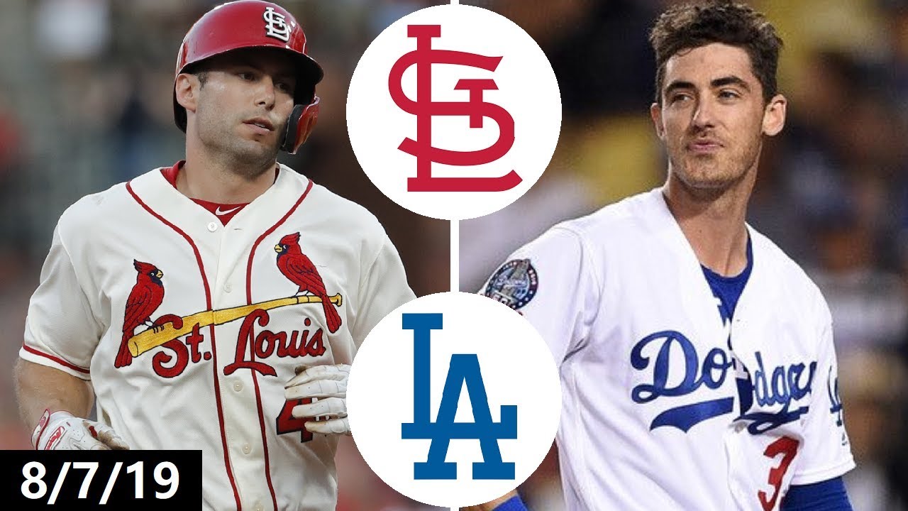 St. Louis Cardinals vs Los Angeles Dodgers Highlights | August 7, 2019 (2019 MLB Season) - YouTube