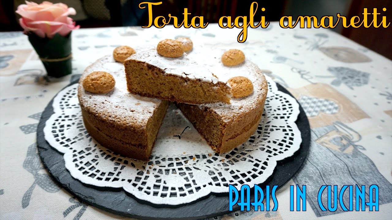 Torta agli amaretti STREPITOSA!!! (SUB ENG-FRA-ESP-GER)