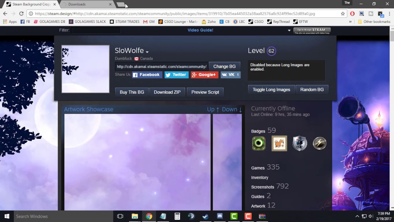 My steam profile artwork, add me if you feel like it ! trying to