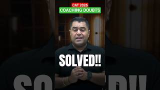 Your CAT 2026 Coaching Doubts End Here! (Finally Solved) 🎯 #cat2026 #amitrohra #unacademycat