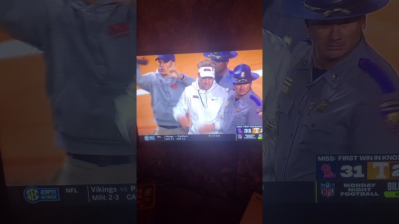 OLE MISS ESCAPES TENNESSEE AND THE FANS ARE NOT HAVING IT!