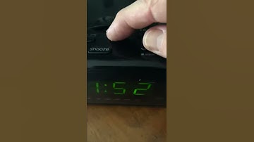 How to set time or change time on Memorex clock radio