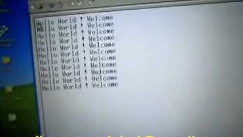 TUTORIAL : HOW TO USE HYPER-TERMINAL AND SERIAL COMMUNICATION WITH FPGA PART-3.mpg