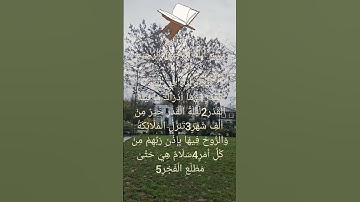 تلاوة عطرة للشيخ سعد الغامدي سورة القدر