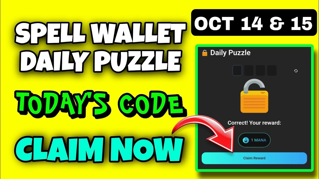 Spell Wallet Daily Puzzle Today 14 October | Spell Wallet Today Puzzle | Spell Wallet Secret Code