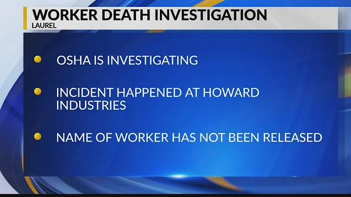 Death reported at Howard Industries in Laurel