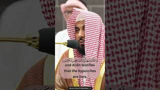 SURAH AL MUNAFIQOON - SHAYKH JUHANY - MECCA QURAN