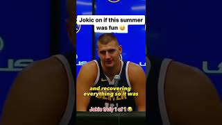 Jokic hates his job 😭