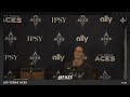 Las Vegas Aces vs Los Angeles Sparks Postgame