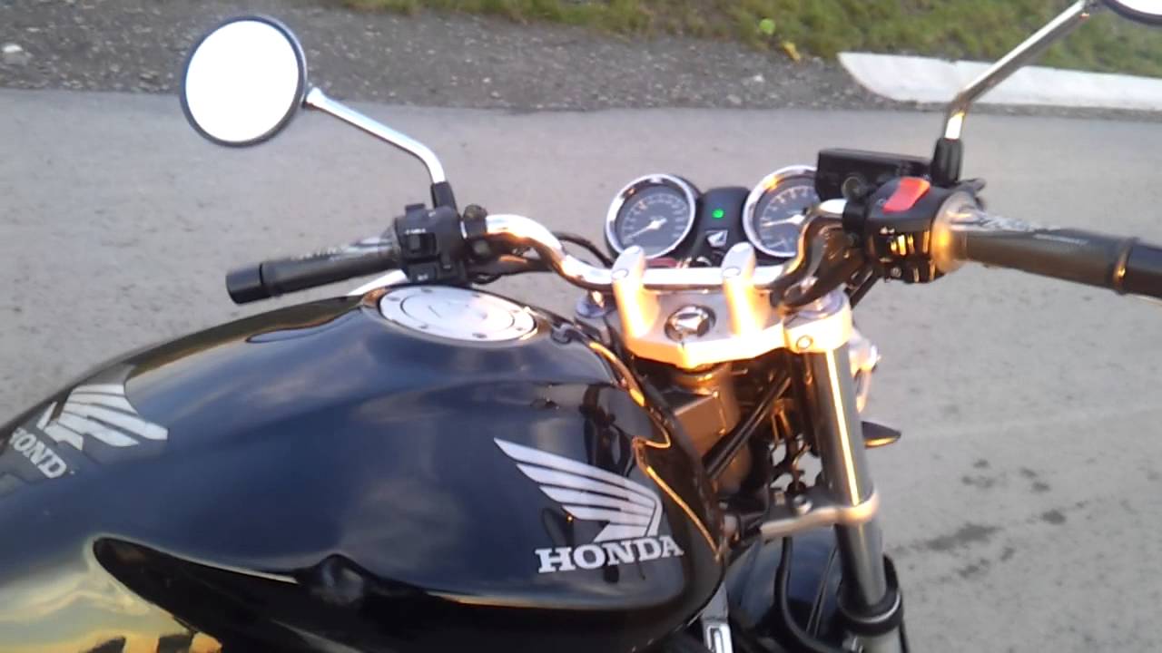 Honda CB900 F LeoVince SBK titanium exhaust sound YouTube