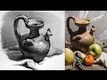 Still Life Drawing in Pencil  - Timelapse