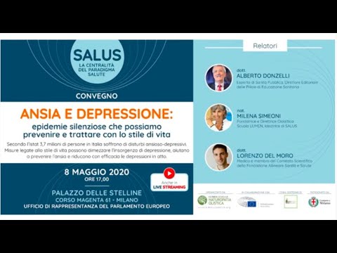 ANSIA e DEPRESSIONE: epidemie silenziose che possiamo prevenire e trattare con lo stile di vita