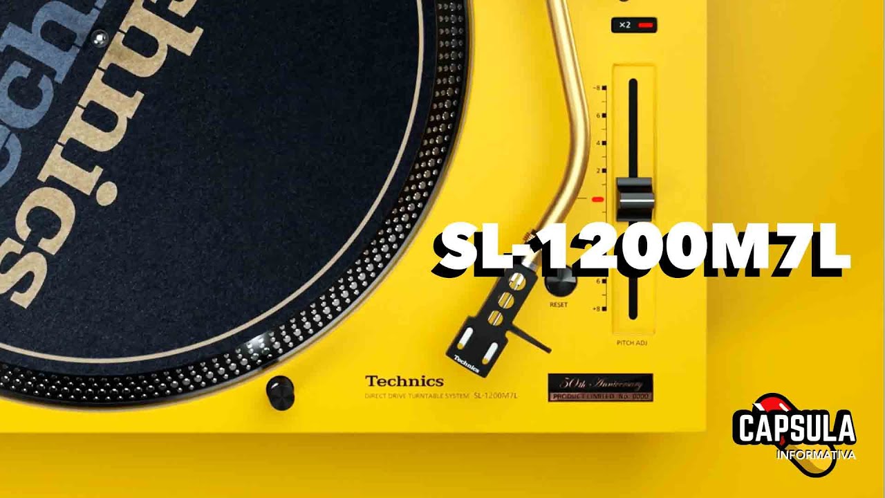 Lanzamiento de la edición especial Technics SL-1200M7L - YouTube