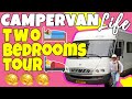 Camper #VANLIFE Philippines | Motorhome with Two Bedrooms Tour | (English Captions Available)