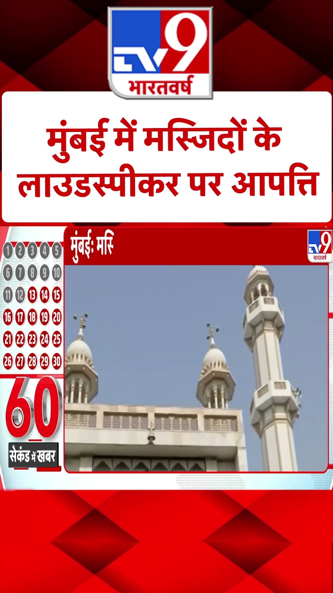 Mumbai Loudspeaker: मुंबई में मस्जिदों के लाउडस्पीकर पर आपत्ति | #shorts