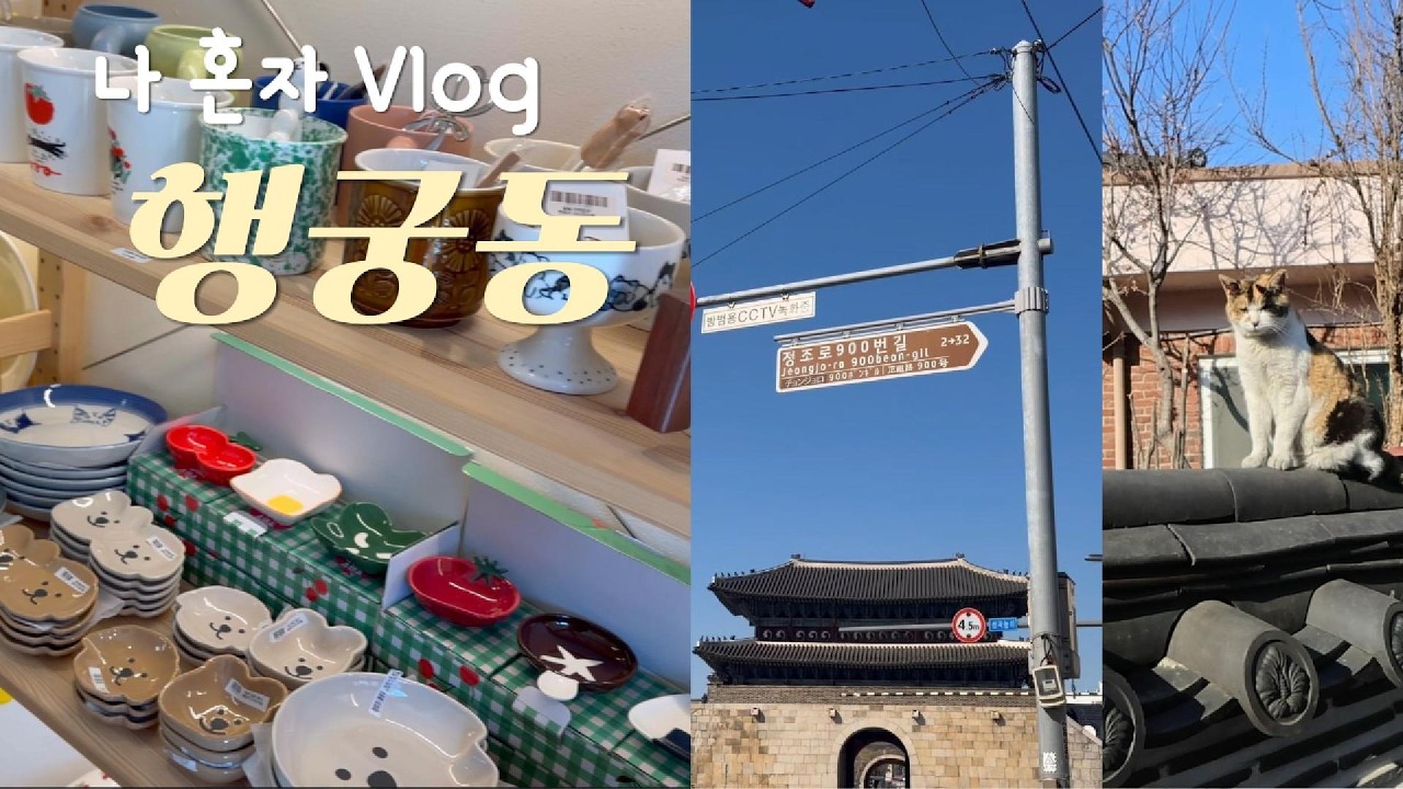 멀리 떠나려다가 기차표 취소하고 급하게 떠난 행궁동에서 나홀로 첫여행  #vlog #나홀로여행 #행궁동 #소품샵 #루믹스