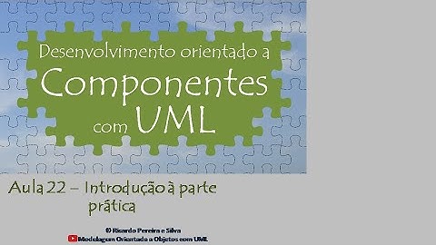 Aula 22 – Desenv. orient. a componentes com UML - Introdução à parte prática