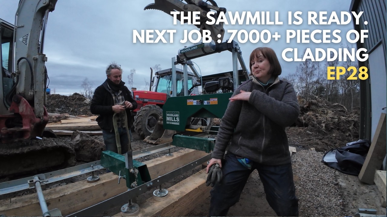 Мы построили эту лесопилку, чтобы изготовить более 7000 облицовочных материалов. #домвлесу #лесоп...