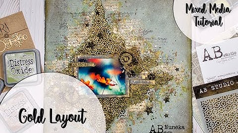 Mixed Media Gold Layout (AB Studio)