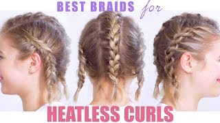 Best braids for heatless curls or waves i'm doing more experimenting
with using overnight braids. today, i put three to the test: fisht...