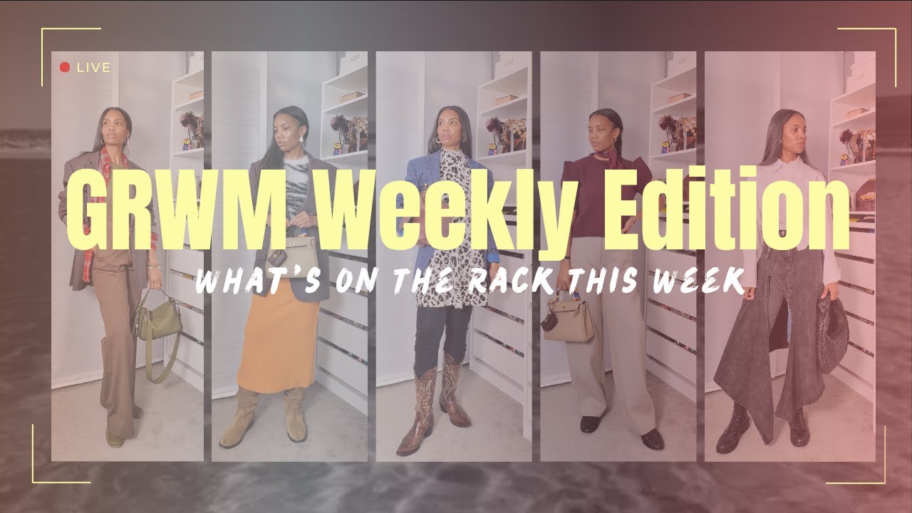 Идеи нарядов на неделю GRWM | Что надеть на этой неделе | 5 шикарных повседневных образов