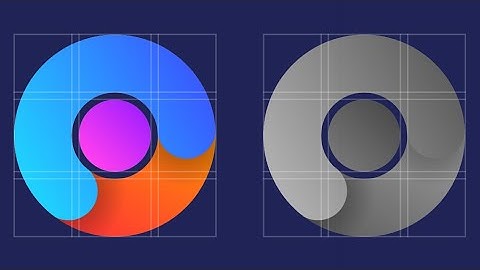 Pure CSS 1 element gradient icons