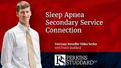 Sleep Apnea Secondary Service Connection