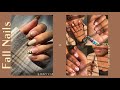 Pinterest Inspired Fall Nails | Affordable DIY at home gel nails | trendy &amp; easy