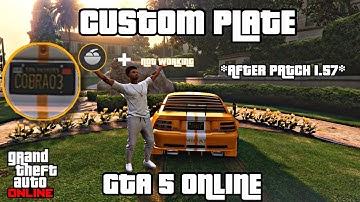 HOW TO GET CUSTOM PLATES IN GTA 5 ONLINE (IFRUIT APP NOT WORKING) AFTER PATCH 1.57