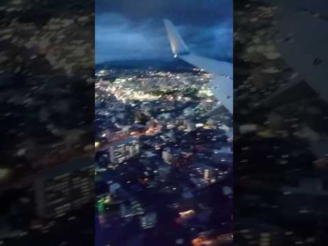 沖縄那覇空港から福岡国際空港へ着陸2017年7月4日