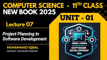 Software Project Planning | 1st Year Computer Science | Lec7