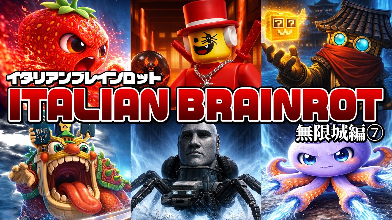 【無限城編 総集編⑦】究極の1vs1『悩殺戦』がカプチーナたちを苦しめる...!?【48話～52話】ブレインロットクイズ