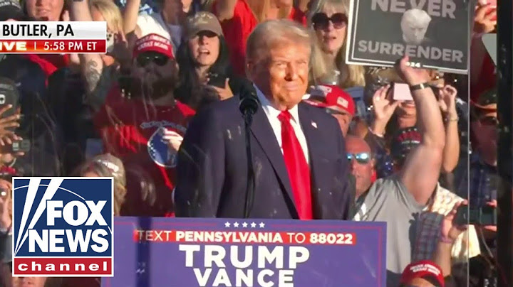 'AS I WAS SAYING’: Trump back onstage at Butler rally in historic moment