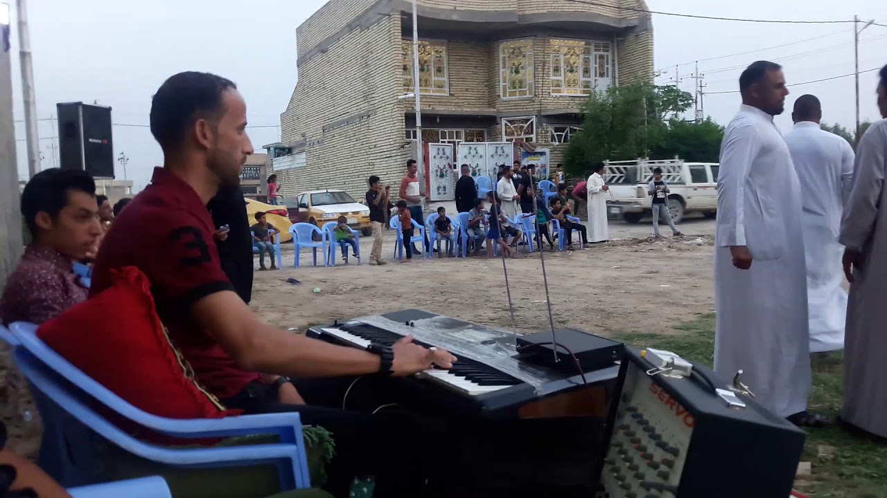 الفنان خميس الزوبعي مع العزاف الادمام انور وعهد وعازف الورك ضياء الكردي