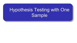 Hypothesis Testing Part1