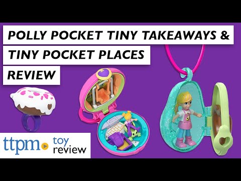 Polly Pocket Tiny Pocket Places and Tiny Takeaways from Mattel