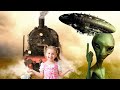 Aliens rescued a girl who was playing on the rails. Cartoon .Funny video. #vfxicecream #funtooztv