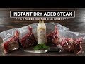 Instant DRY AGE STEAK Experiment!