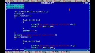 VNSGU FYBCA Sem-2 Subject : Matrix Multiplication (*) Practical Season #bca #practical #bcapractical