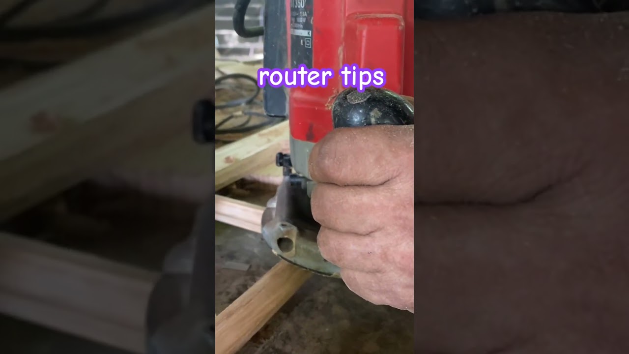 fixed quarter round moulding using router 