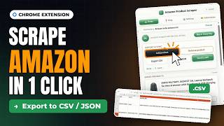 Scrape Amazon Products to CSV in 1 Click | Amazon Product Scraper