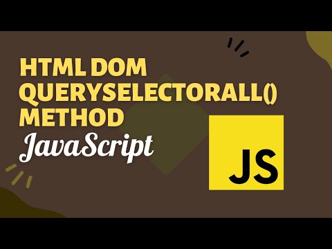 JavaScript tutorial for beginners || JavaScript DOM querySelectorAll Tutorial