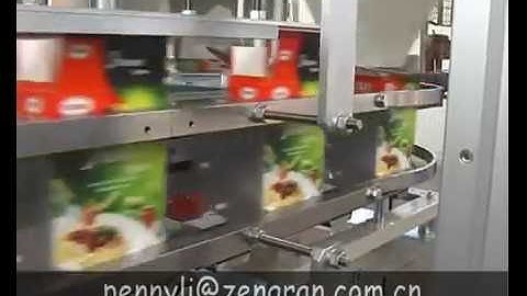 Box Shaping Filling and Sealing machine/cartoning machine----Zengran Packaging